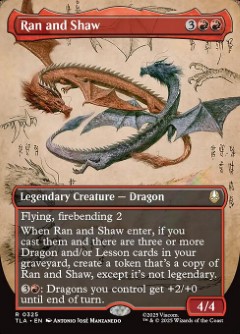 Ran and Shaw Avatar- The Last Airbender Field Notes Art